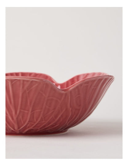 Cabbage Serving Bowl 27.2cm in Red