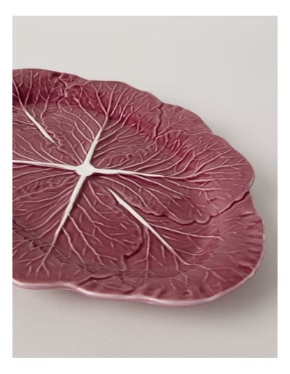 Cabbage Oval Serving Platter 37.5cm in Red