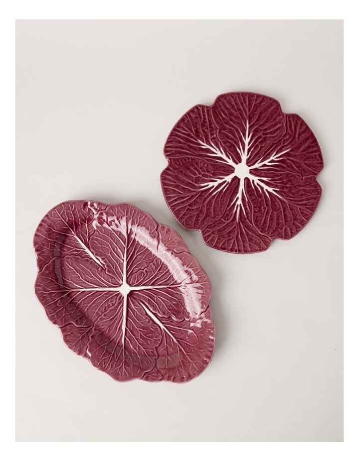 Cabbage Plate 30cm in Red
