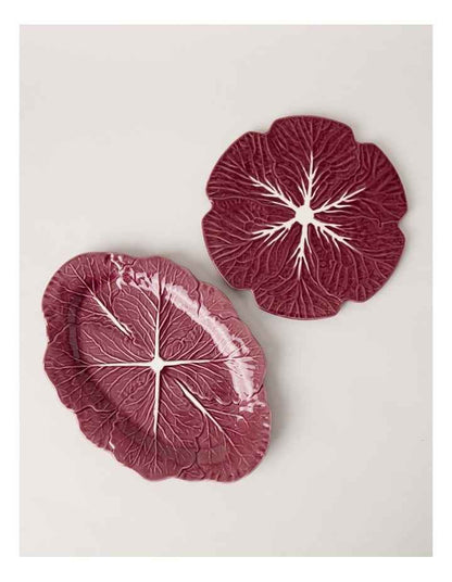 Cabbage Plate 30cm in Red