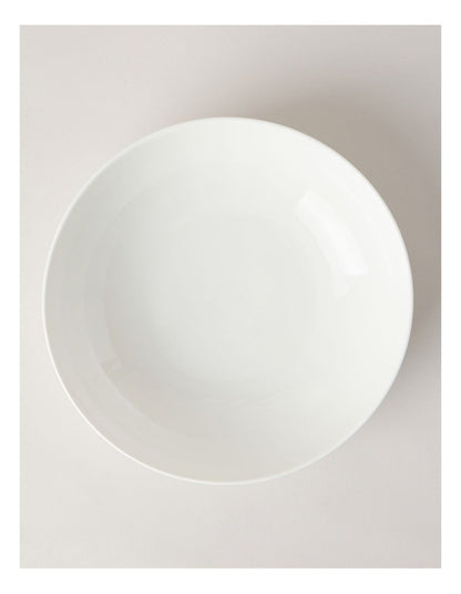 Bella Scalloped Serving Bowl 29cm in White