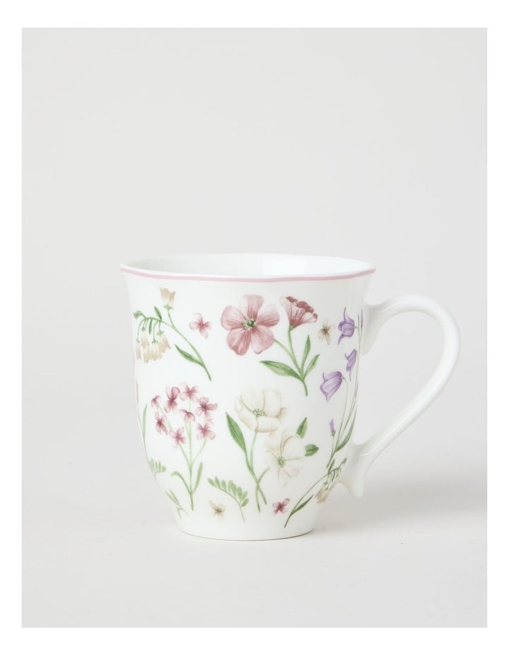 Botanical Floral Mug Set of 2 380ml