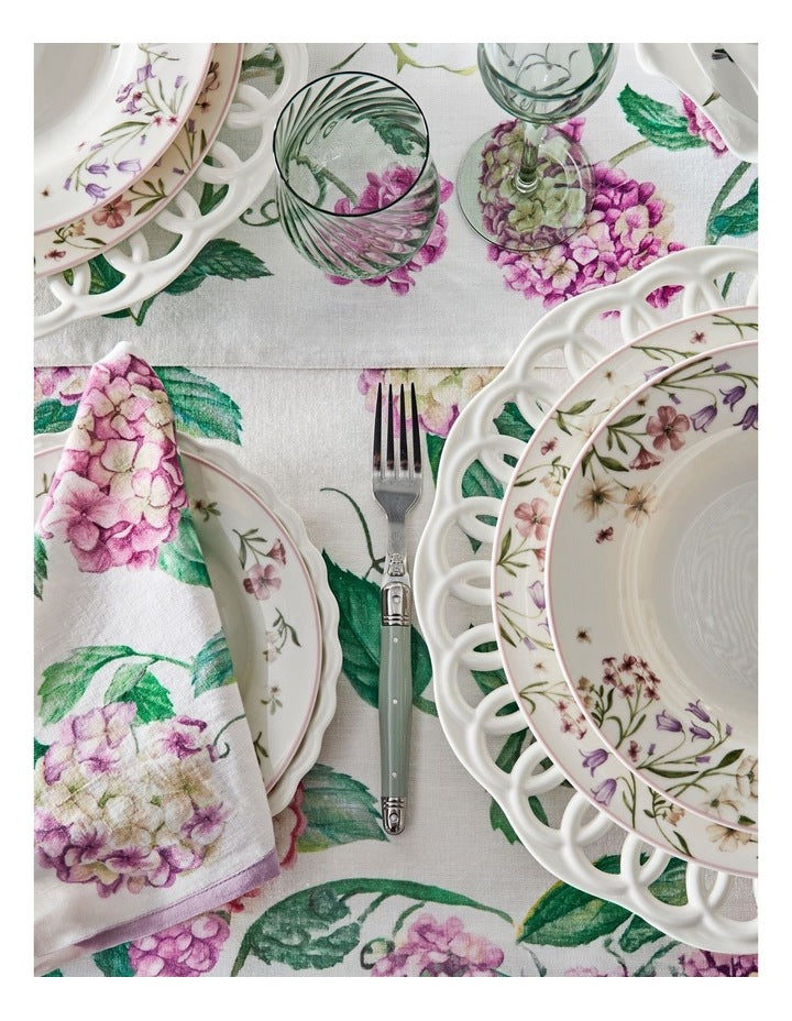 Lattice Charger Plate 33cm in White