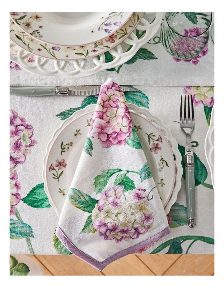 Hydrangeas Napkin Set of 4 40 x 40cm