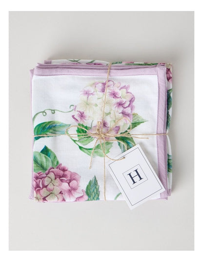 Hydrangeas Napkin Set of 4 40 x 40cm