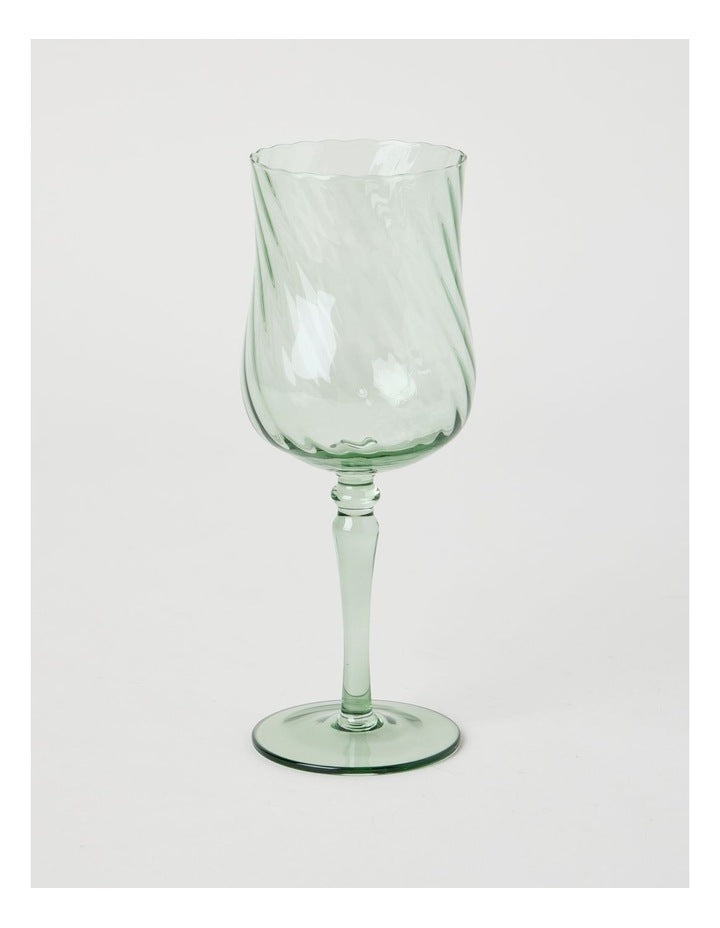 Clara Wine Glass Set of 4 Green 330ml