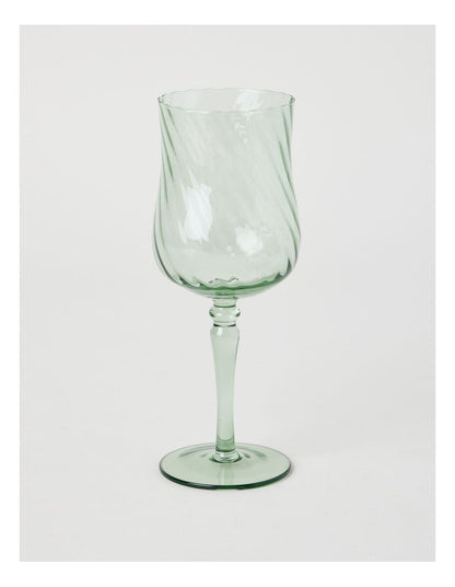 Clara Wine Glass Set of 4 Green 330ml