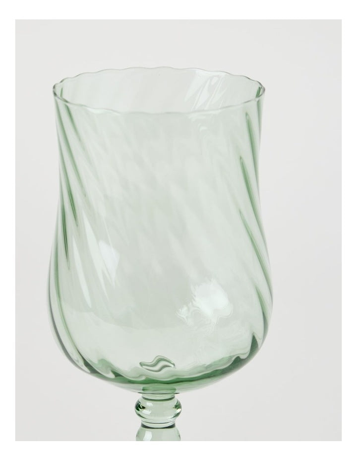 Clara Wine Glass Set of 4 Green 330ml