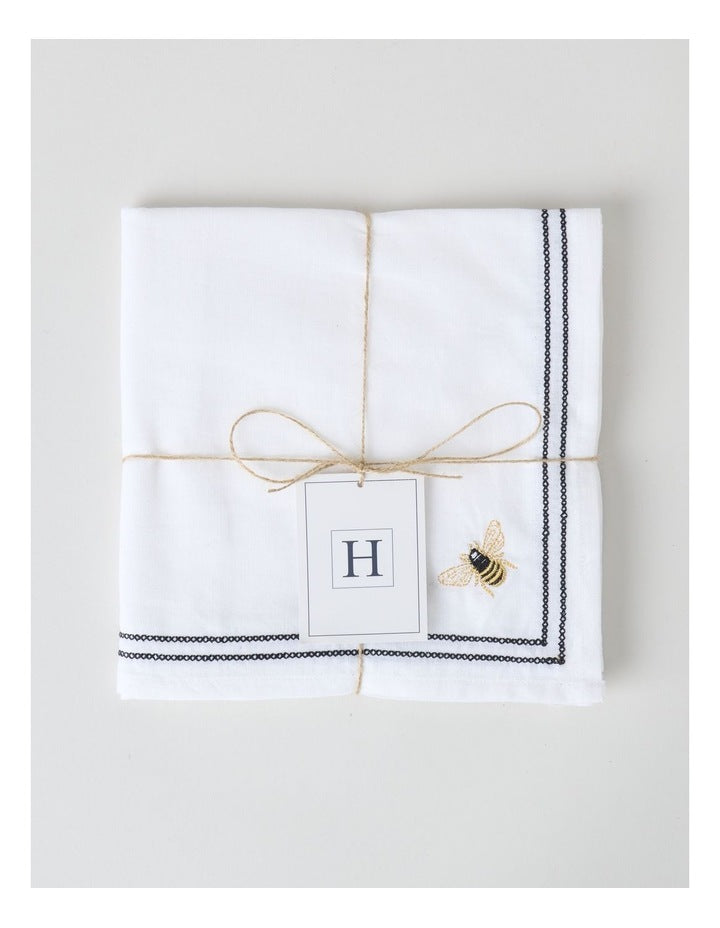 Bee Napkin Set of 4 45 x 45cm