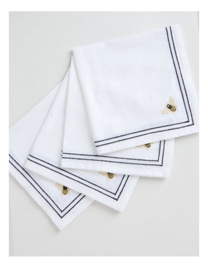 Bee Napkin Set of 4 45 x 45cm