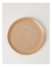 Desert Flower Dinner Plate in Rust