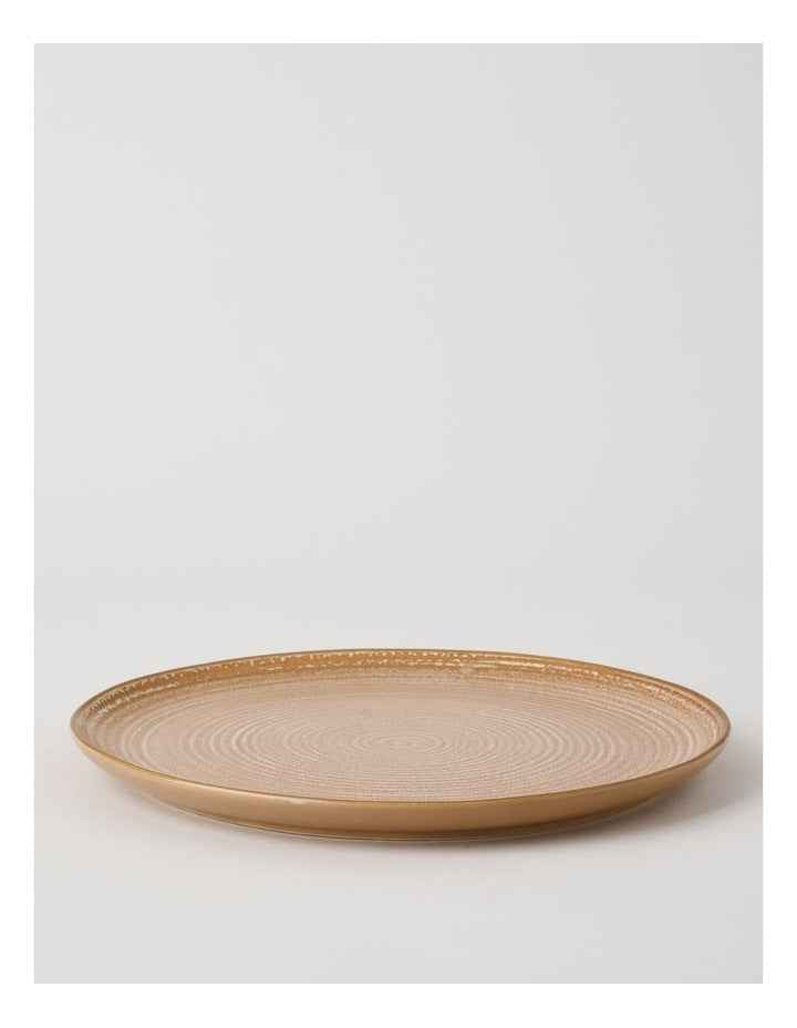 Desert Flower Dinner Plate in Rust