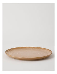 Desert Flower Dinner Plate in Rust