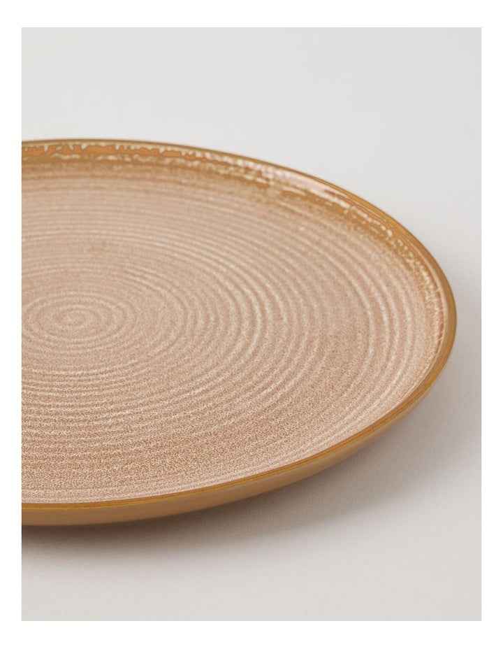 Desert Flower Dinner Plate in Rust