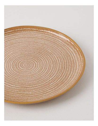 Desert Flower Side Plate in Rust