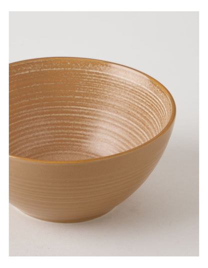 Desert Flower Cereal Bowl in Rust