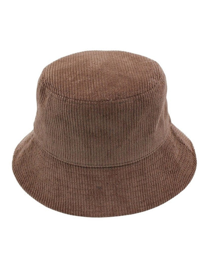 Dallas Cord Bucket Hat in Brown