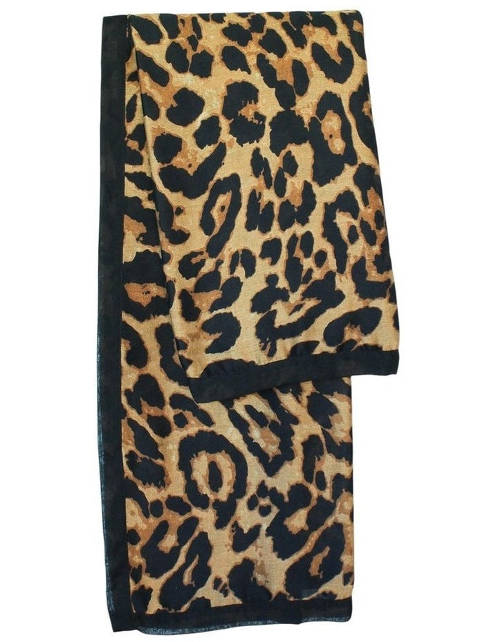 Kylie Light-Weight Scarf in Brown