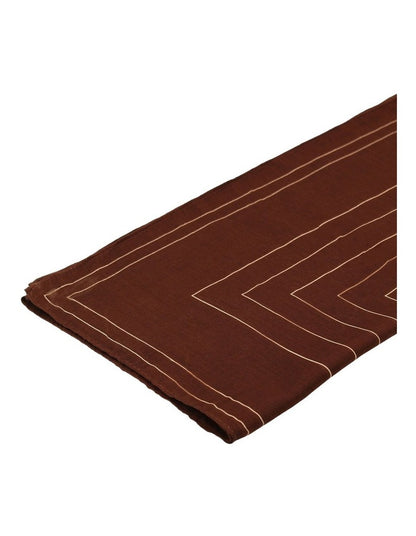 Maze Light-Weight Scarf in Brown