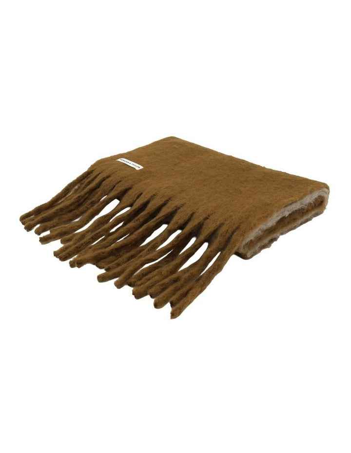 Cosette Chunky Two-Toned Scarf in Brown