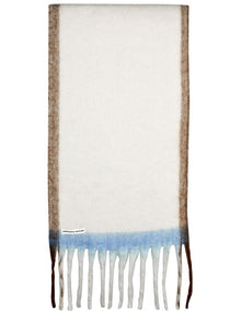 Mya Chunky Scarf in White Cream