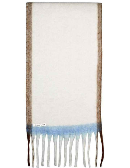 Mya Chunky Scarf in White Cream