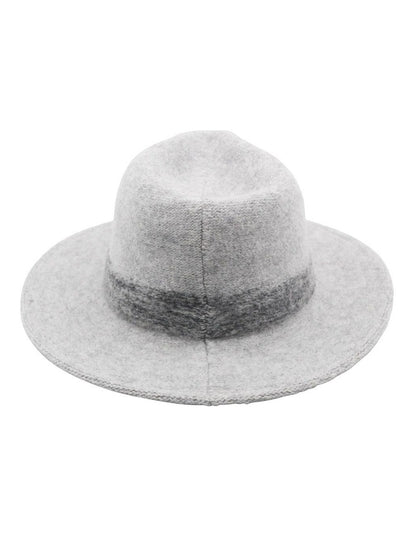 Mary Soft Wool Fedora Hat in Grey