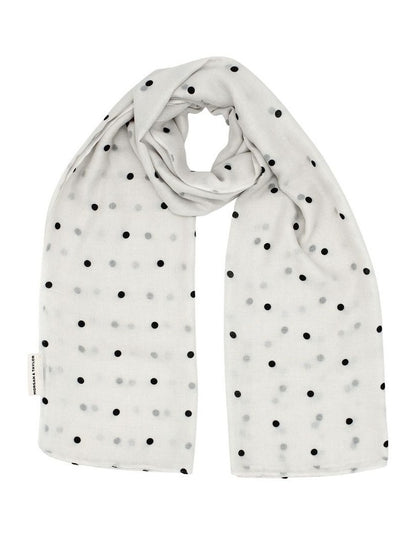 June Light-Weight Scarf in White Cream