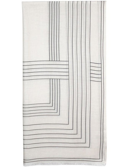 Maze Light-Weight Scarf in Beige
