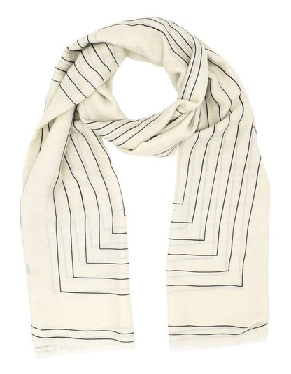 Maze Light-Weight Scarf in Beige