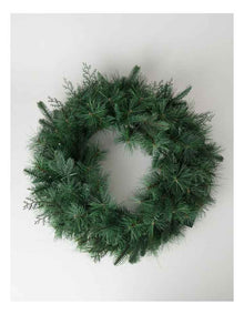 Harvest Prelit Wreath in Green: 60cm