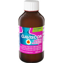 Gaviscon Dual Action Heartburn & Indigestion Liquid Peppermint 300ml
