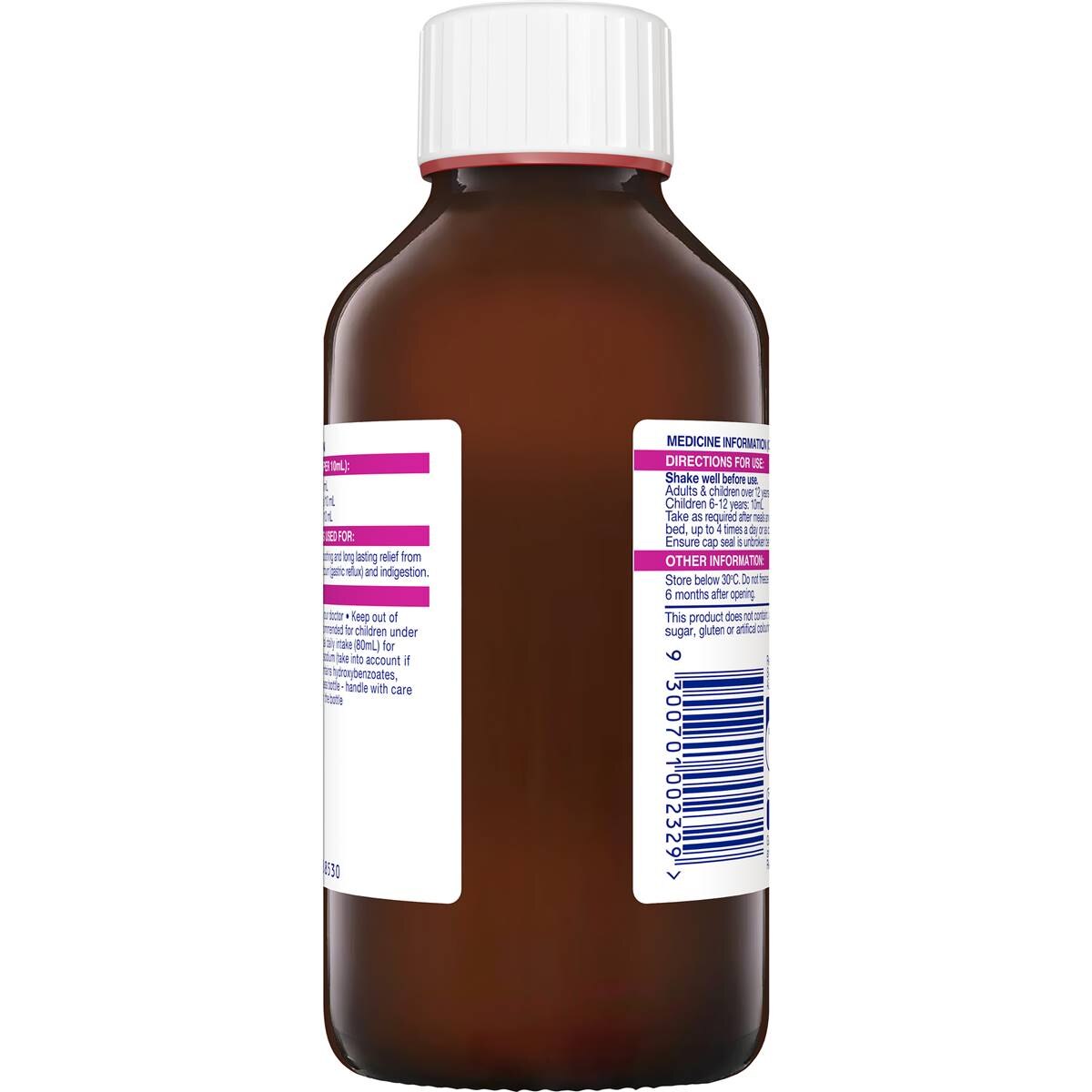 Gaviscon Dual Action Heartburn & Indigestion Liquid Peppermint 300ml