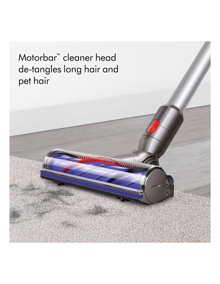 V8 Advanced + Car Cleaning Kit Cordless Vacuum in Silver