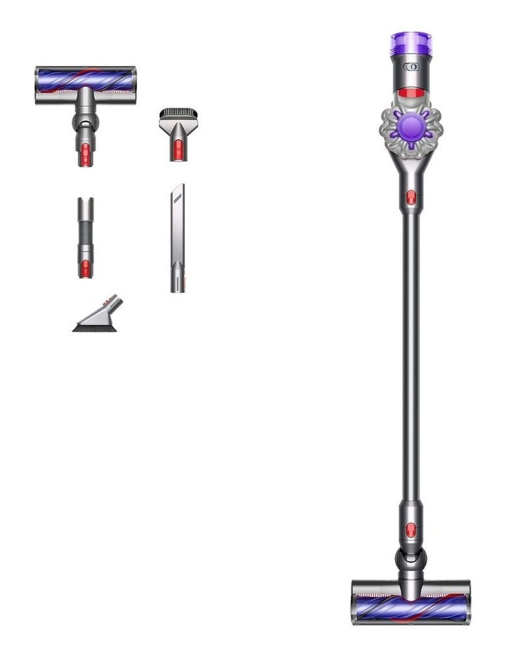 V8 Advanced + Car Cleaning Kit Cordless Vacuum in Silver