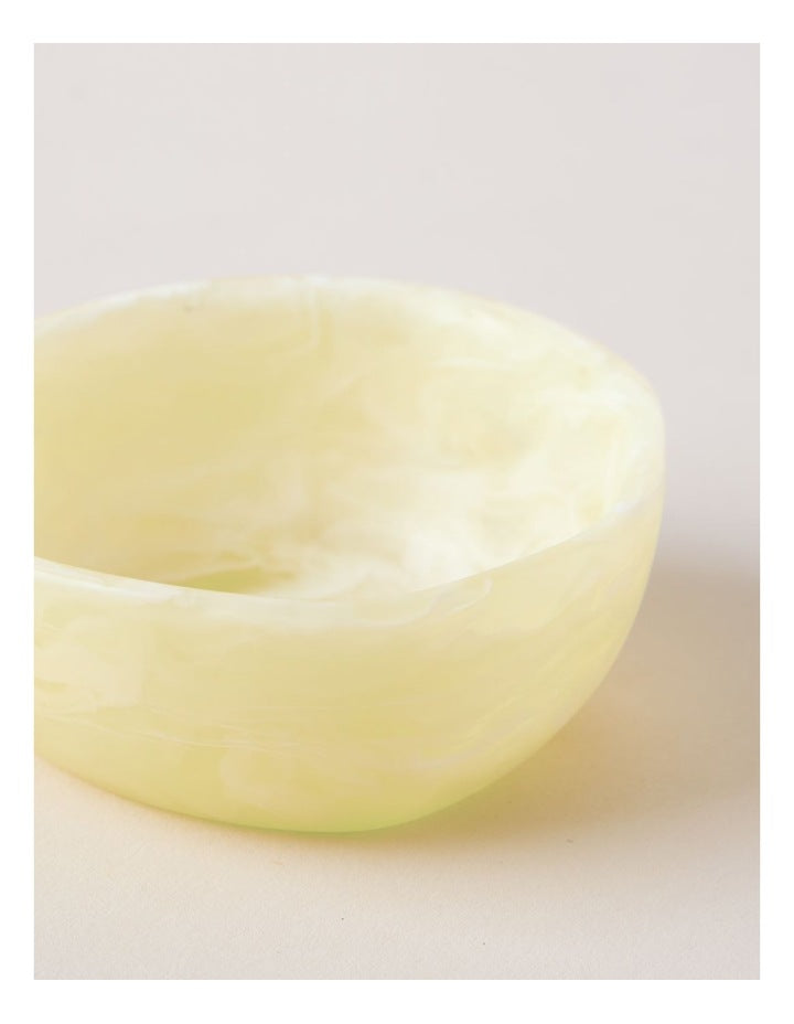Pastel Brights Irregular Small Condiment Bowl 8cm in Yellow
