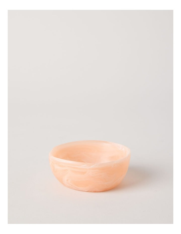Pastel Brights Irregular Small Condiment Bowl 8cm in Peach