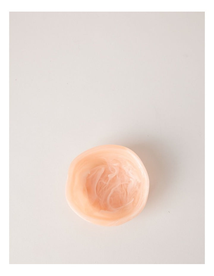 Pastel Brights Irregular Small Condiment Bowl 8cm in Peach