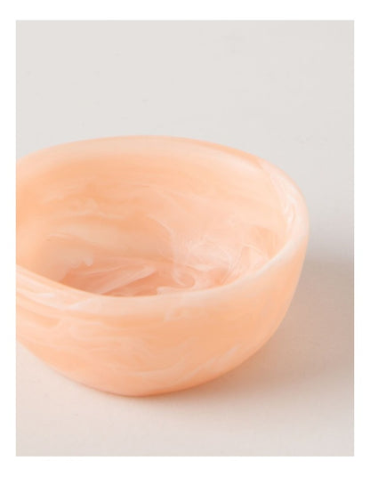 Pastel Brights Irregular Small Condiment Bowl 8cm in Peach