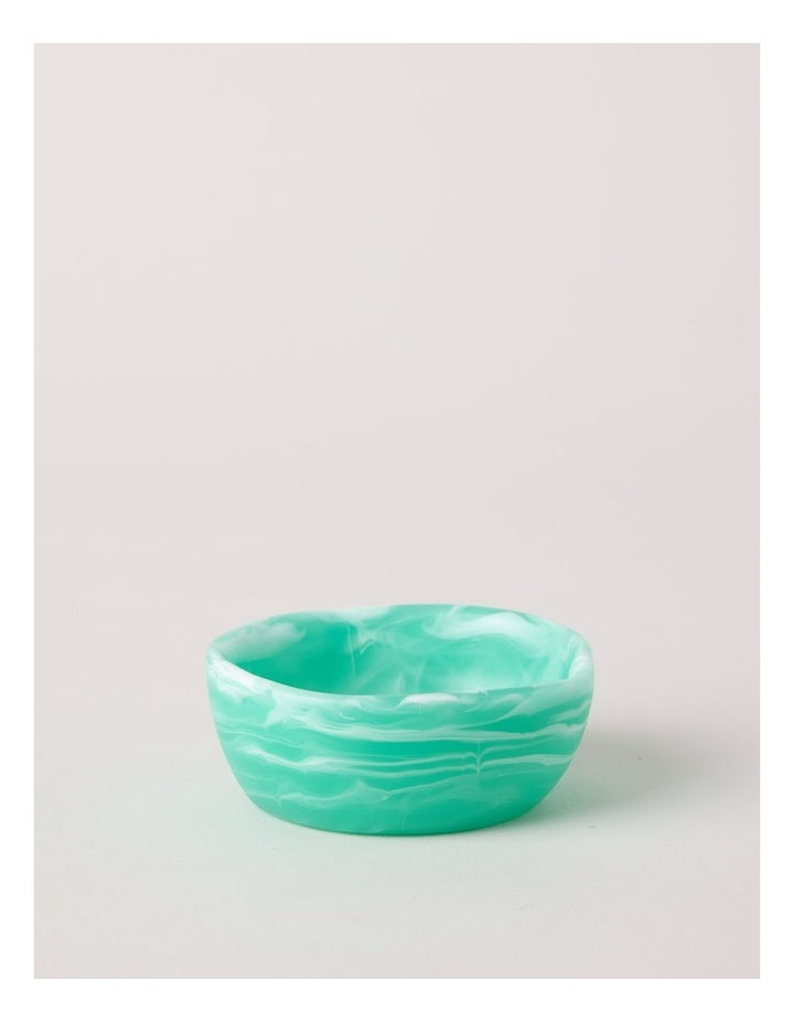 Pastel Brights Irregular Small Condiment Bow 8cm in Teal