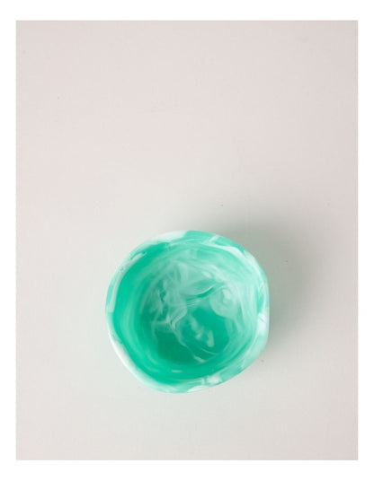 Pastel Brights Irregular Small Condiment Bow 8cm in Teal
