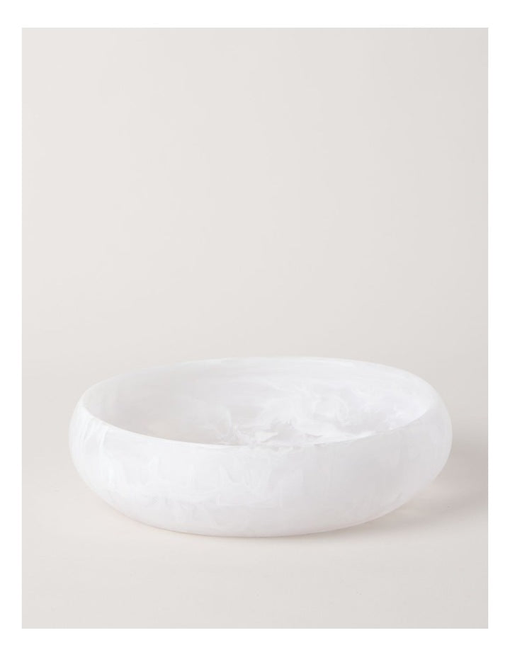 Pastel Brights Round Deep Salad Bowl 29cm in White