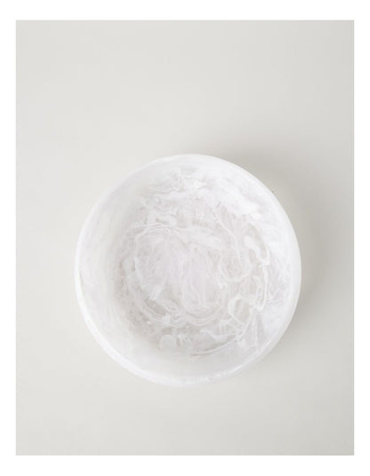Pastel Brights Round Deep Salad Bowl 29cm in White