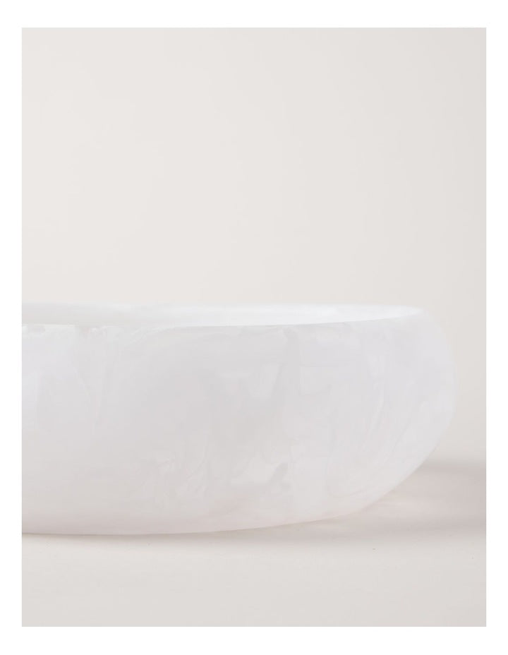 Pastel Brights Round Deep Salad Bowl 29cm in White