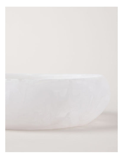 Pastel Brights Round Deep Salad Bowl 29cm in White