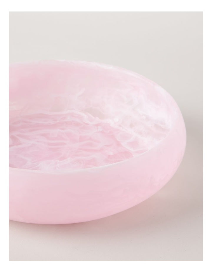 Pastel Brights Round Deep Salad Bowl 29cm in Pink