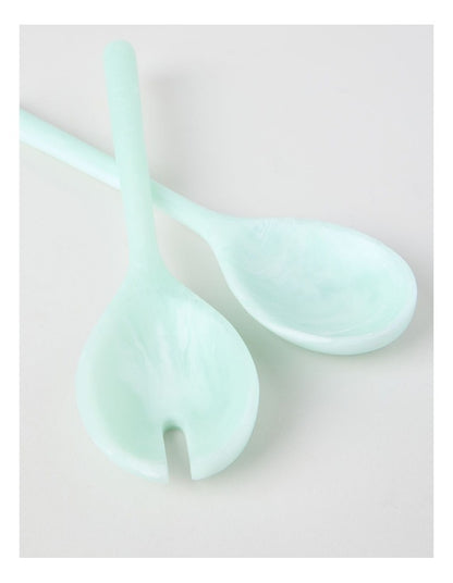 Pastel Brights Salad Server Set of 2 in Light Blue