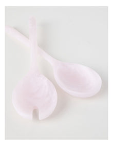 Pastel Brights Salad Server Set of 2 in Pink