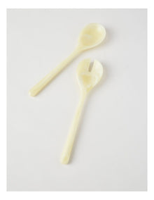 Pastel Brights Salad Server Set of 2 in Yellow