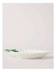 Ribbed Lemons Leaf Dish 34cm